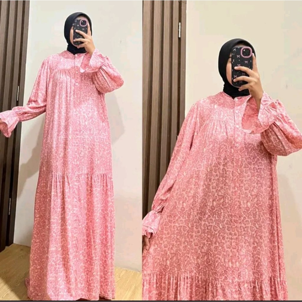 [ GROSIR ] DEWINA DRESS GAMIS RAYON PREMIUM