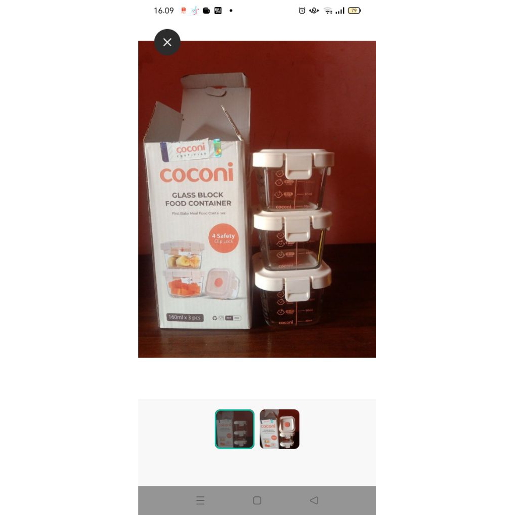 preloved food container