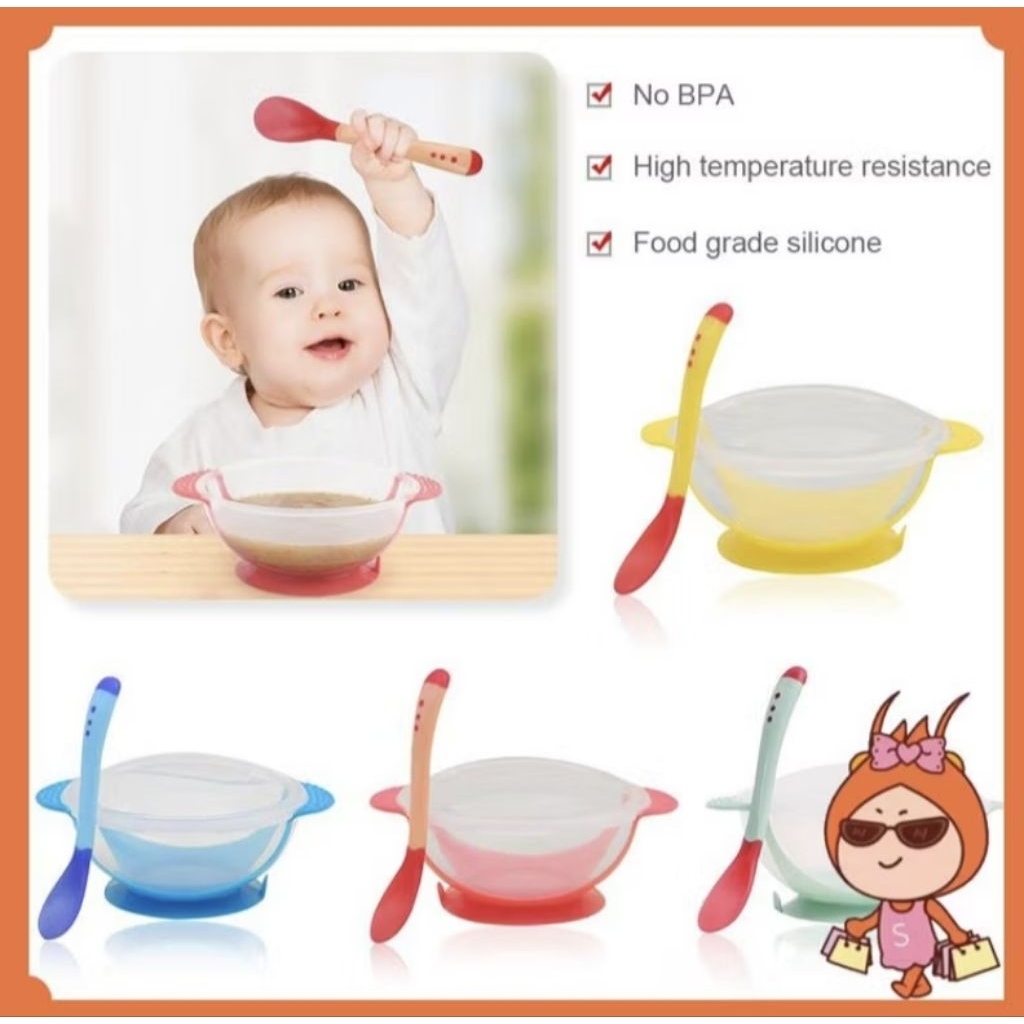 Mangkok Bayi Anti Tumpah
