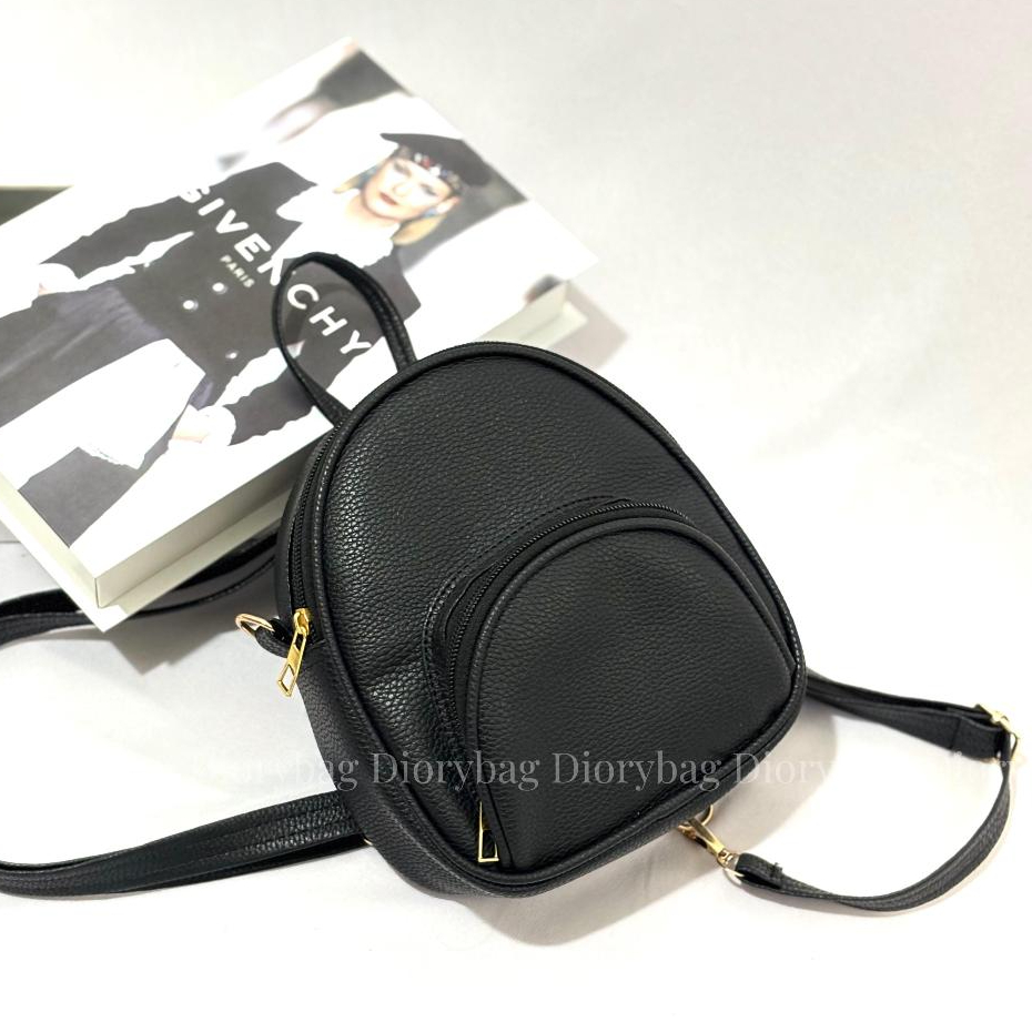 Tas Ransel Fuji - Tas Ransel Wanita Mini - Tas Kulit Jeruk Backpack - Ransel Wanita Kekinian