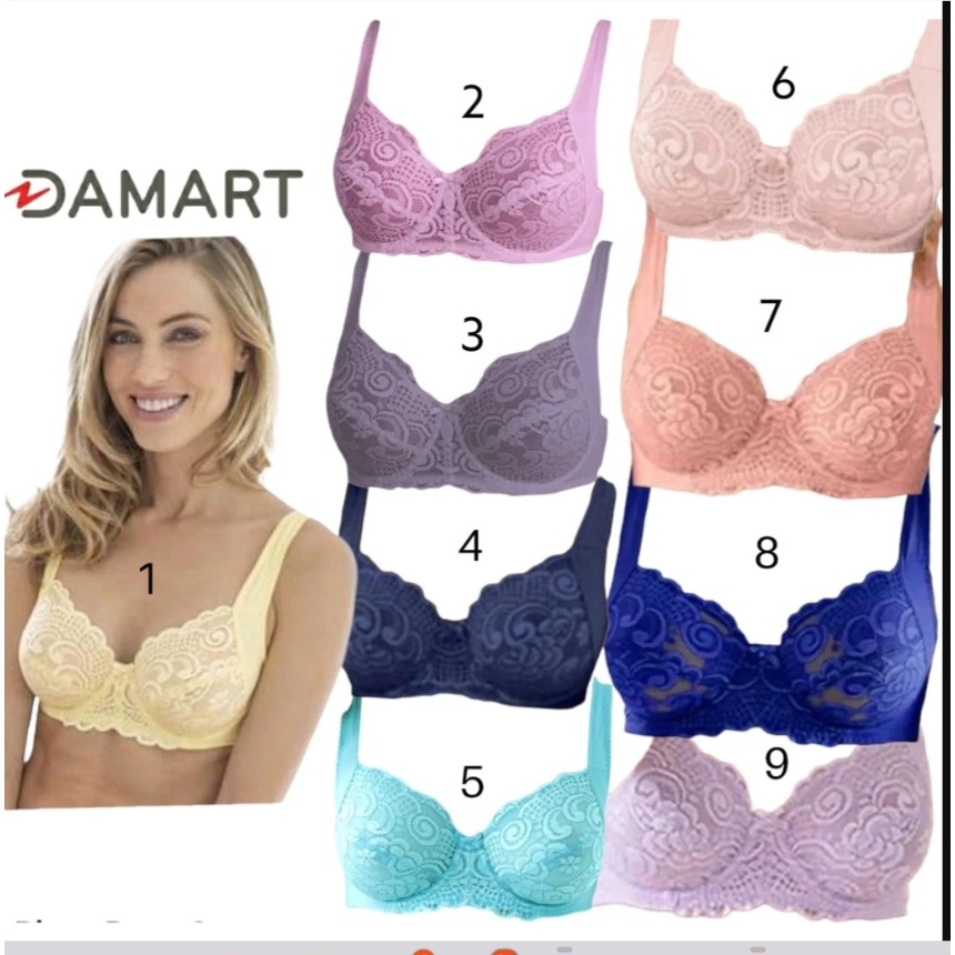 Bra Damart nonpad nonwire jumbo big size besar 40 42 44