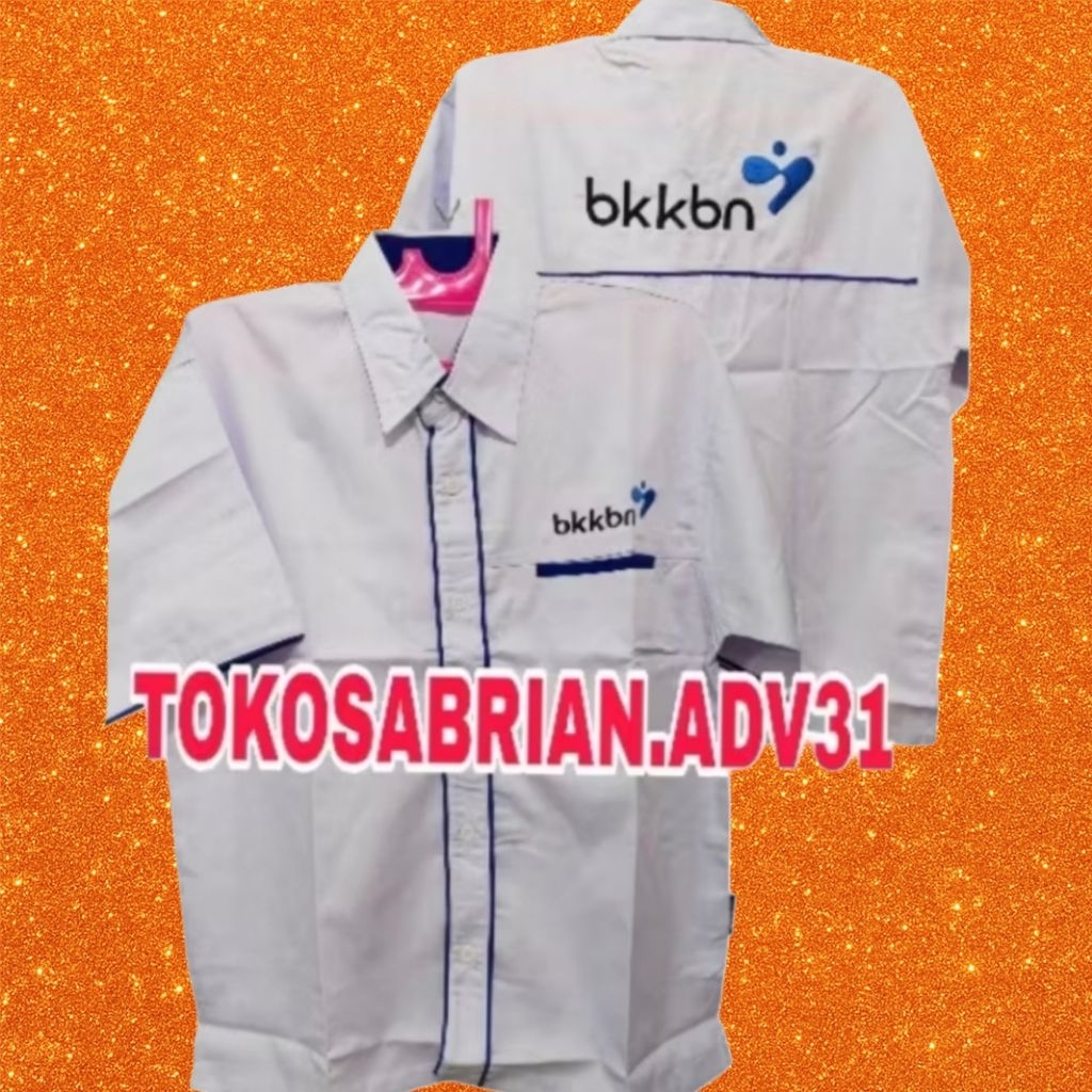 Kemeja BKKBN Baju BKKBN Seragam BKKBN Pendek