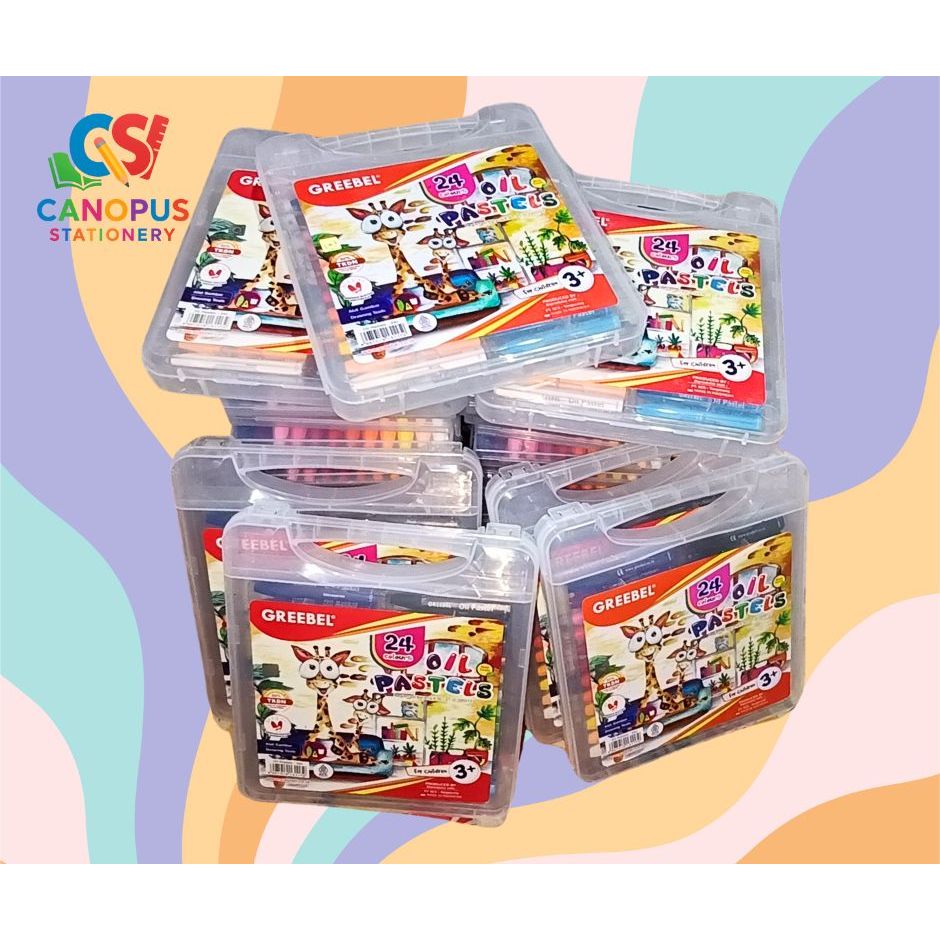

Greebel Crayon Oil Pastels Non-Toxic Bright Colors