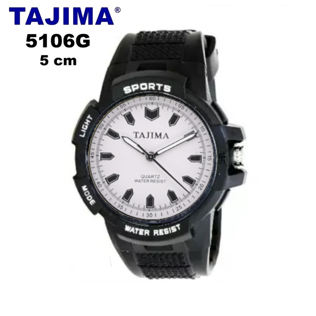 TAJIMA Jam Tangan Pria Analog Sports 5106 Original Garansi 1 Tahun