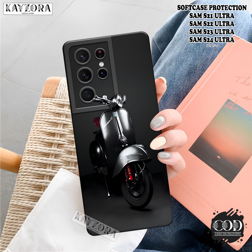 Case SAMSUNG GALAXY S21/S22/S23/S24 ULTRA Terbaru Fashion Case Vespa Softcase SAM GALAXY S21/S22/S23