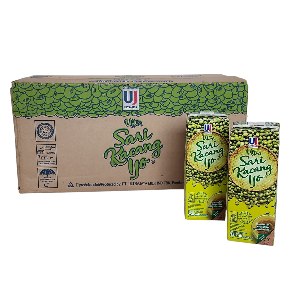 

Ultra Sari Kacang Ijo KARTON - Netto 250 ml x 24 pcs