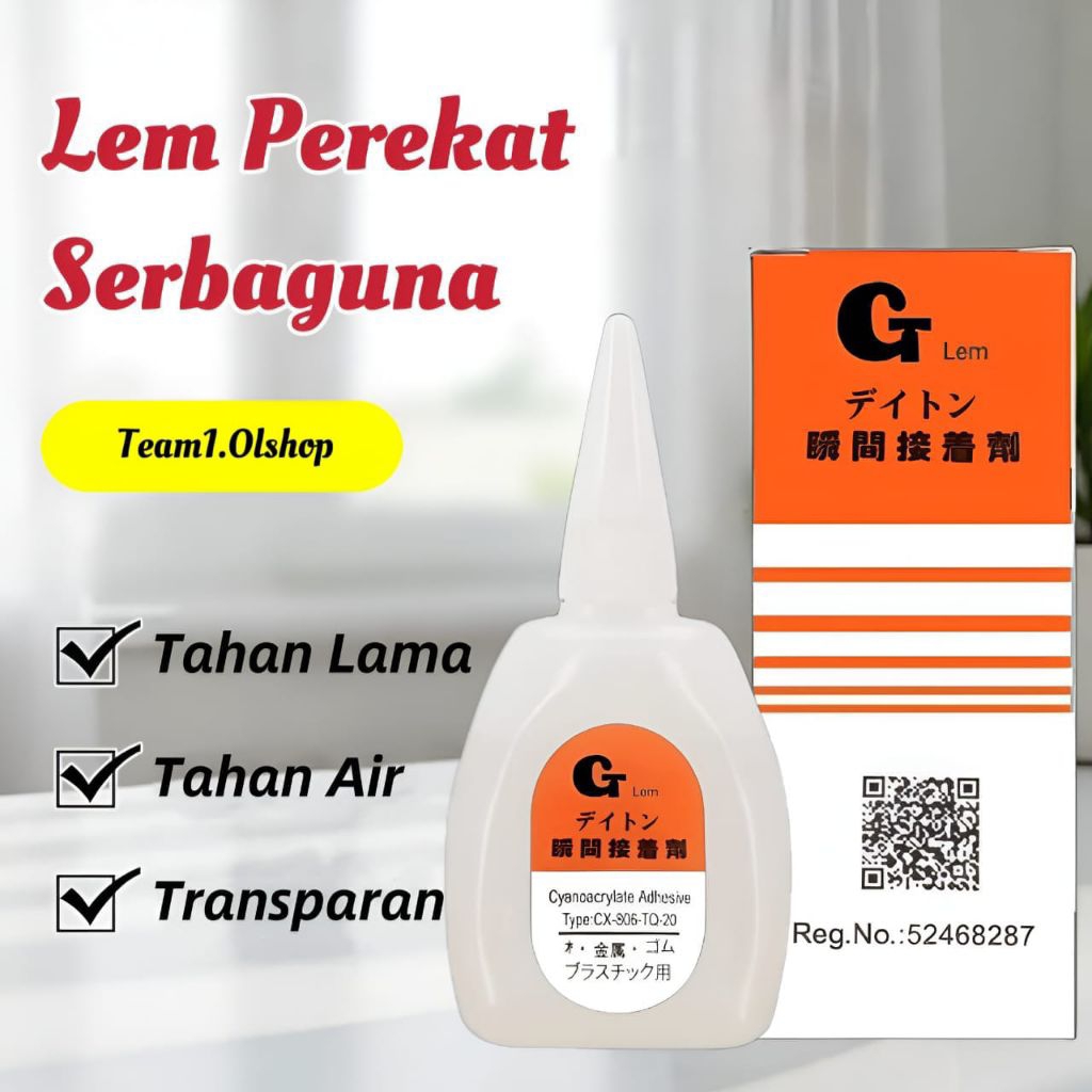 

Lem Serbaguna | Lem Korea | Tetes Kualitas Super Rekat Serbaguna