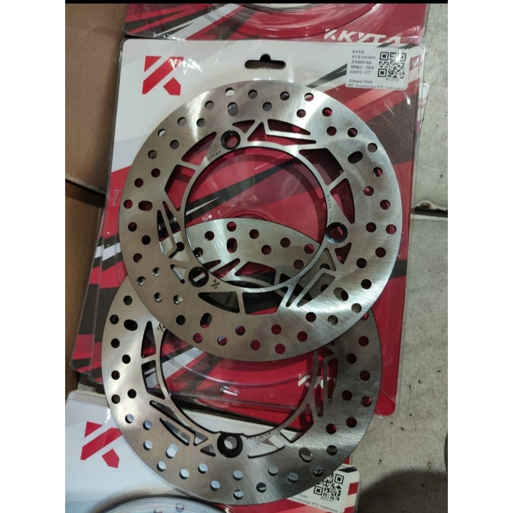 DISC CAKRAM DEPAN BELAKANG KTC KYTACO UKURAN STANDAR DBYS-07 ORIGINAL NMAX,AEROX