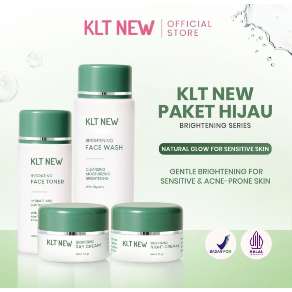 (100% original) KLT NEW HIJAU BRIGHTENING//KLT HIJAU BPOM//KLT NEW//BPOM//HALAL