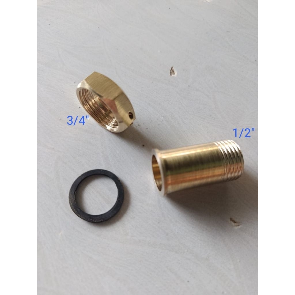 Kuningan mur kopling PDAM