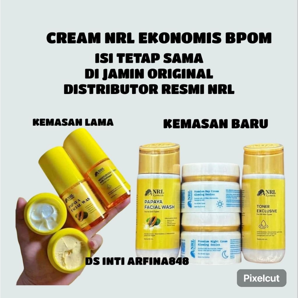 CREAM NRL BPOM, FLEK, GLOWING, ACNE