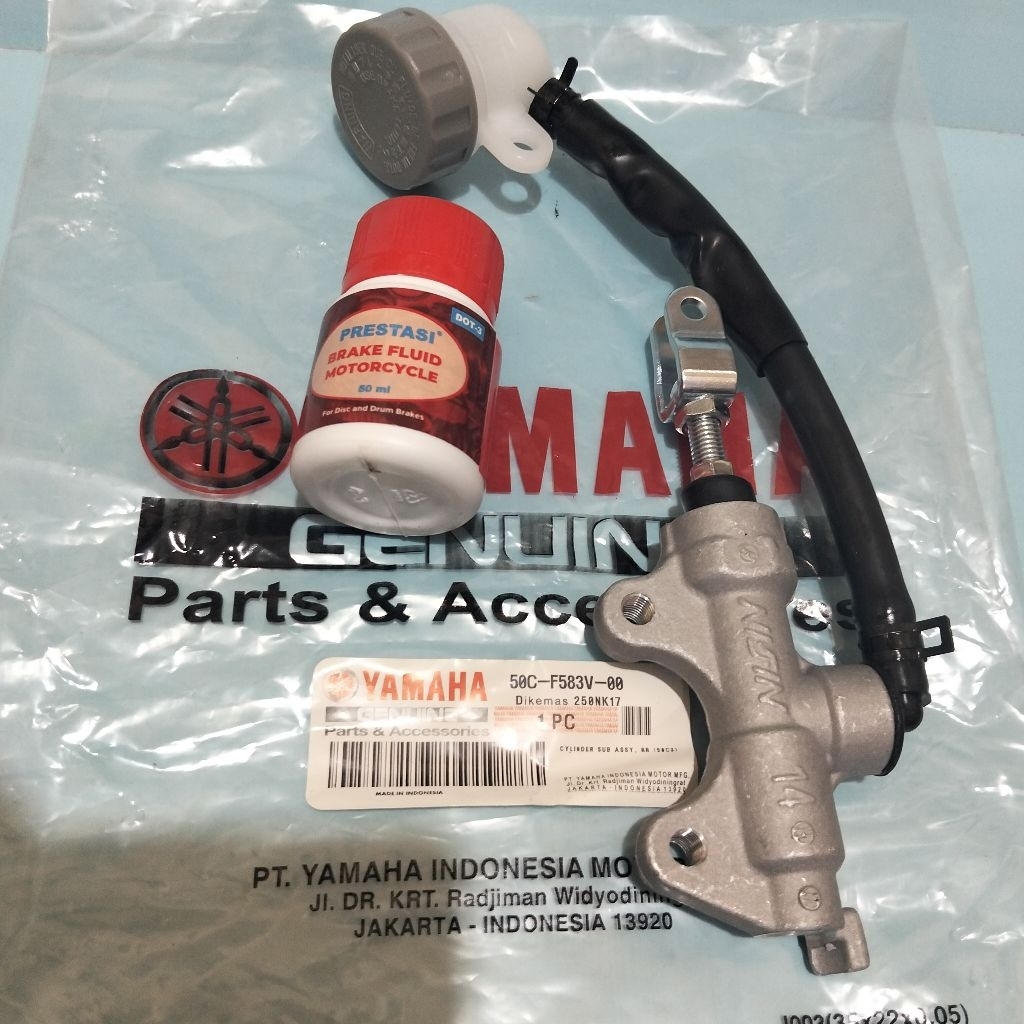 MASTER REM BELAKANG ASSY JUPITER MX NEW MX KING MASTER REM BELAKANG MX 1 SET(+ MINYAK REM)