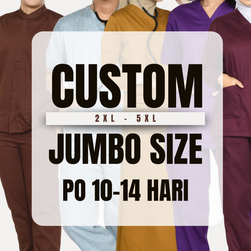Baju Jaga / Baju OK JUMBO SIZE DRILL/ZIPPER/DENIM