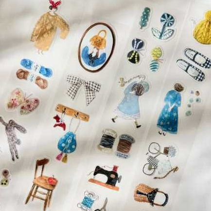 

Pion - 'Fabric' Kiss-cut Clear (Glossy) PET Tape (SAMPLE)