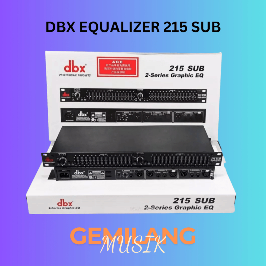 EQUALIZER DBX 215 SUB DBX 215SUB DBX215SUB SUBWOOFER EQUALISER GRADE A