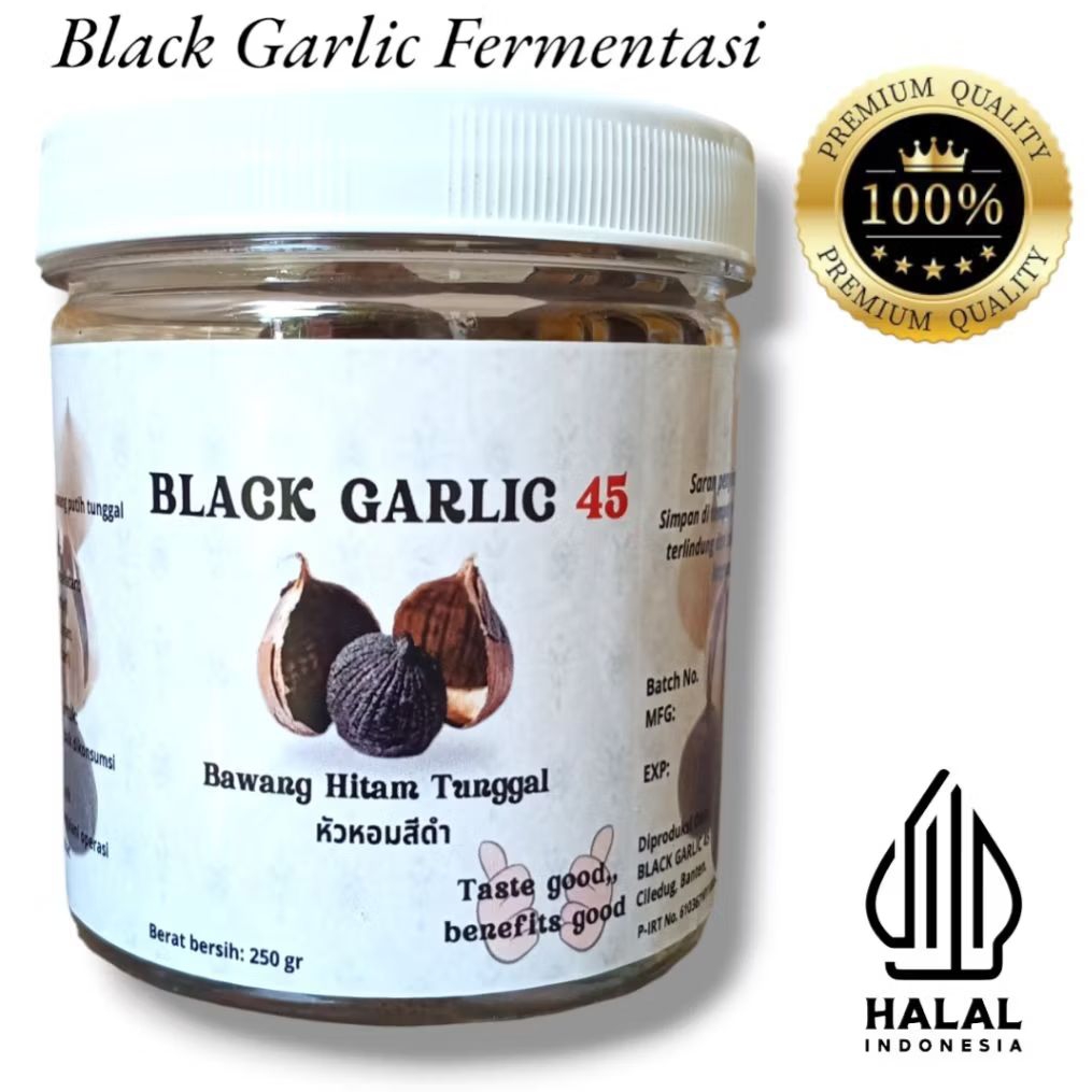 

Black Garlic 45 Bawang Hitam Tunggal Solo 250g Untuk Kesehatan