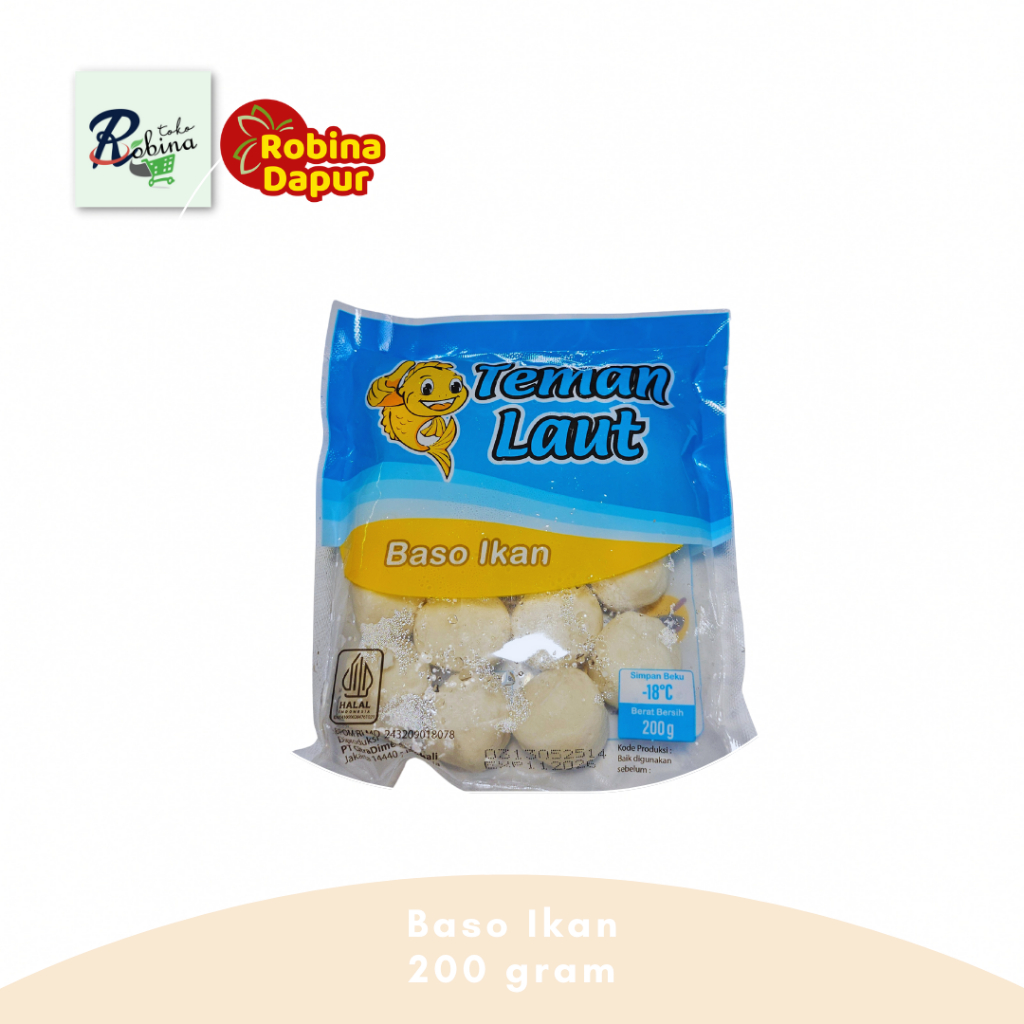 

Baso Ikan Teman Laut 200 gr