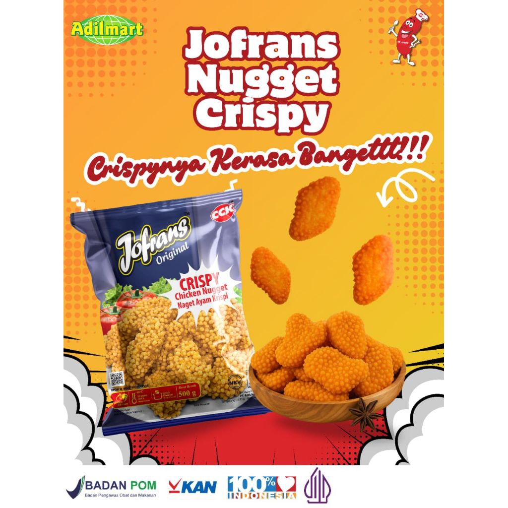 

JOFRANS NUGGET KRISPY 500 GR