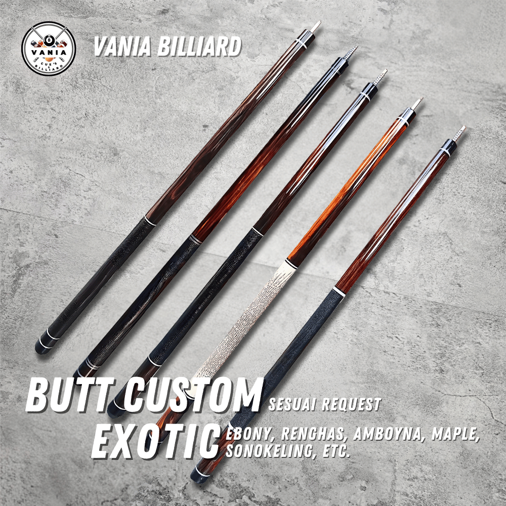 Butt Custom Exotic by Request | BUTT CUSTOM EBONY BUTT CUSTOM HANDMADE EBONY AMBOYNA MAPLE SONOKELIN