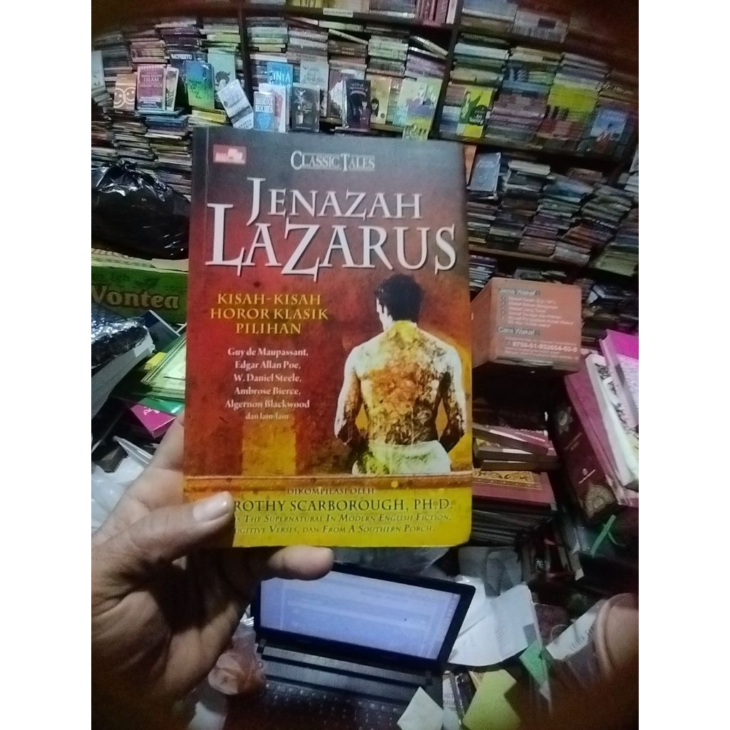 Buku Jenazah Lazarus Kisah Kisah Horor Klasik Pilihan Guy de Maupassant dkk Dorothy Scarborough /ELE