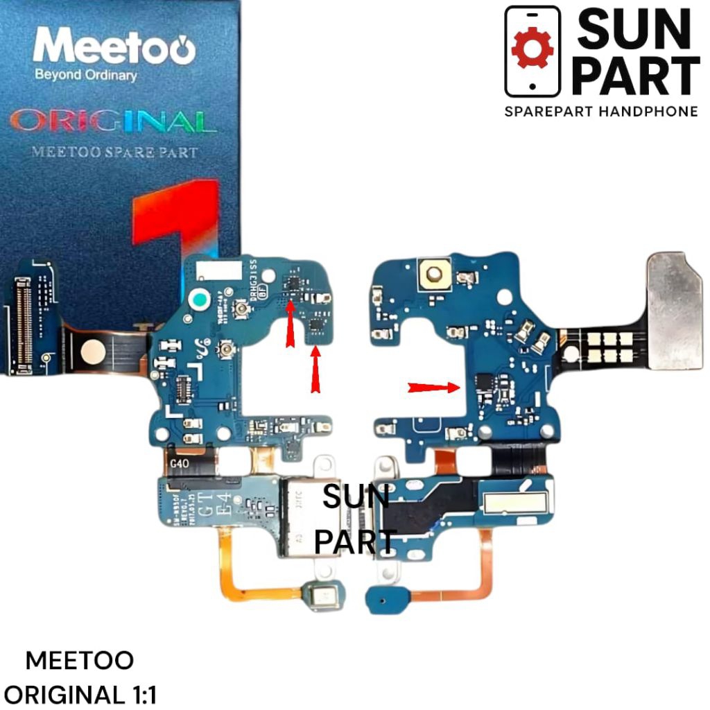MEETOO | Flexibel Charger + Ic SAMSUNG GALAXY NOTE 8 N950 + MIC Full Komponen Aisi ORIGINAL 1:1 - Fl