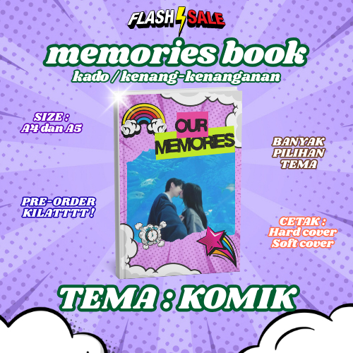 

Memories Book Tema Komik | Hampers Gift | Buku Custom | Buku Hadiah