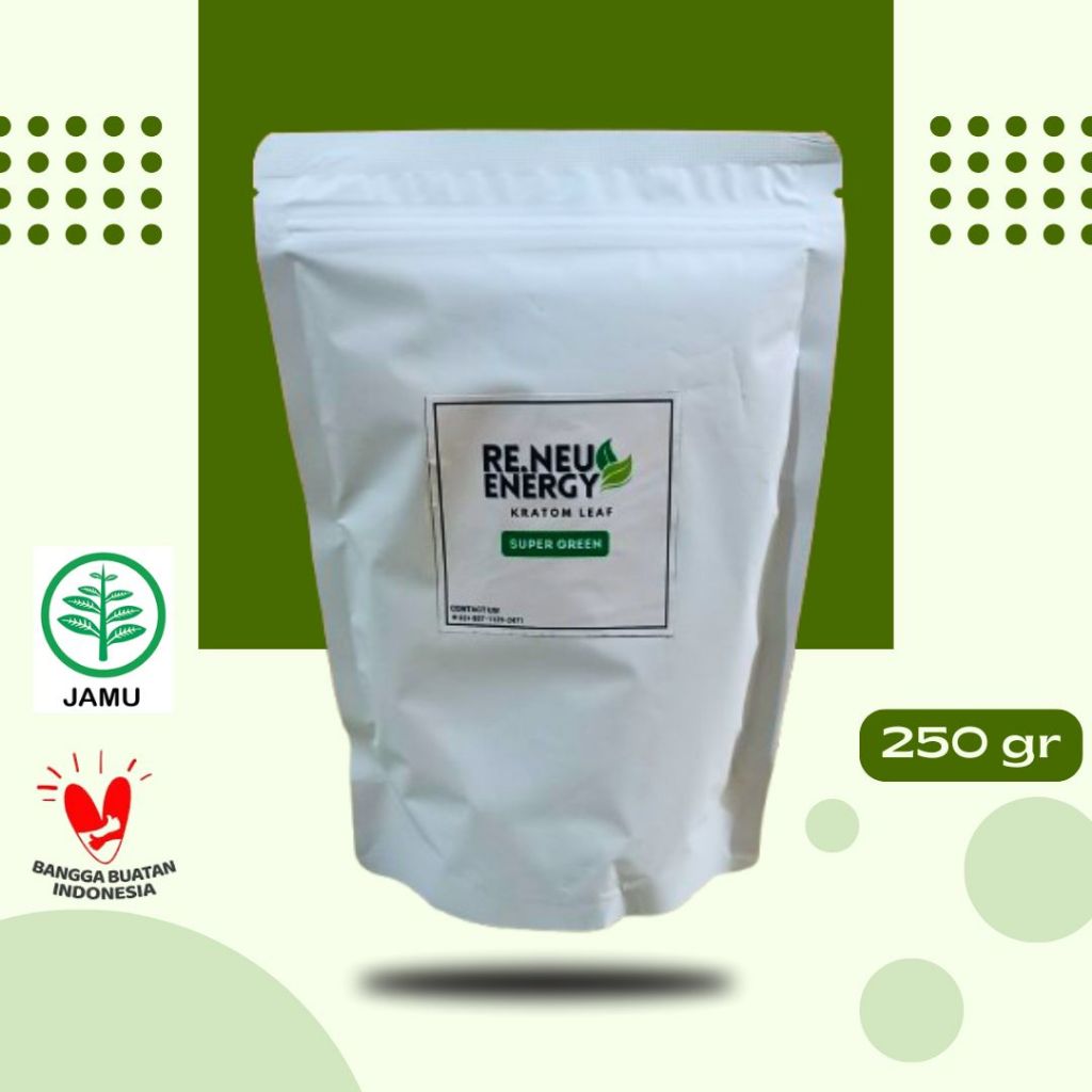 

Leaf jamu nusantara kemasan 250grams energy terbaiik