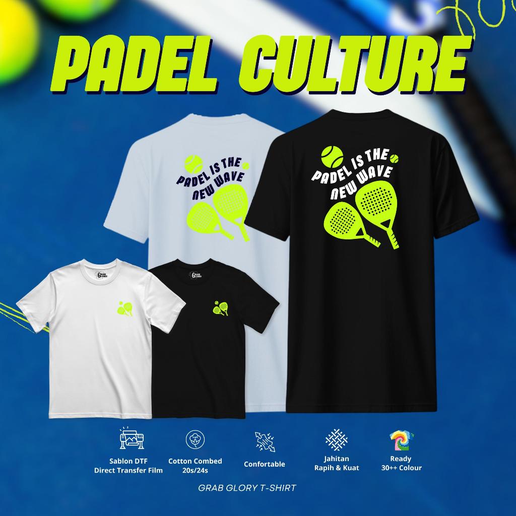 kaos padel kaos padel wanita dan pria padel outfit kaos cotton combed 24s kaos unisex padel outfit w
