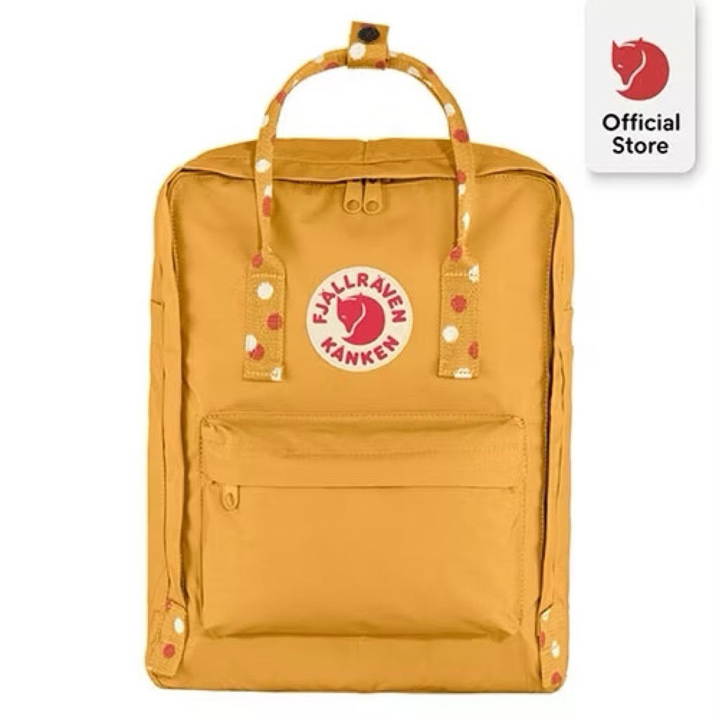 Tas Ransel Fjallraven Kanken - Ochre-Confetti Pattern original by fjallraven