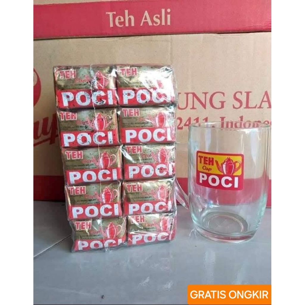 

TEH POCI 1 SLOP ISI 50pcs PROMO HADIAH GELAS LOGO TEH POCI SAMPAI AKHIR SEPTEMBER