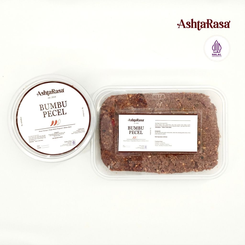 

Bumbu Pecel 225gr & 450gr | Pedas Manis Gurih HALAL Tanpa MSG