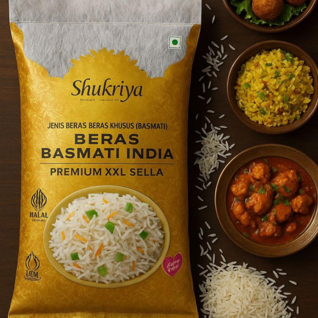 

BERAS BASMATI SHUKRIYA PREMIUM QUALITY ASLI KEMASAN 25KG