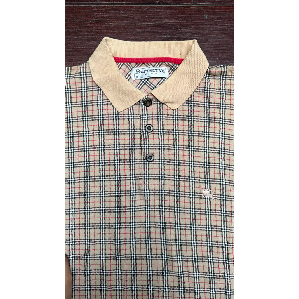 preloved vintage kemeja kotak-kotak pria