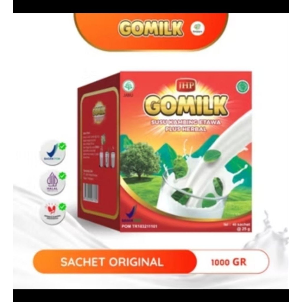 

GO MILK ORIGINAL FULL CREAM I 1 KG (40 sch @25gr)