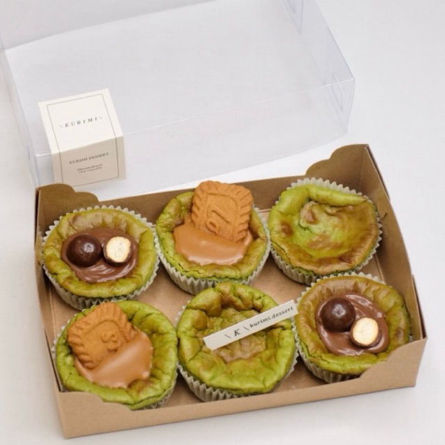 Uji Matcha Mini Burnt Cheese Cake | KURIMI DESSERT