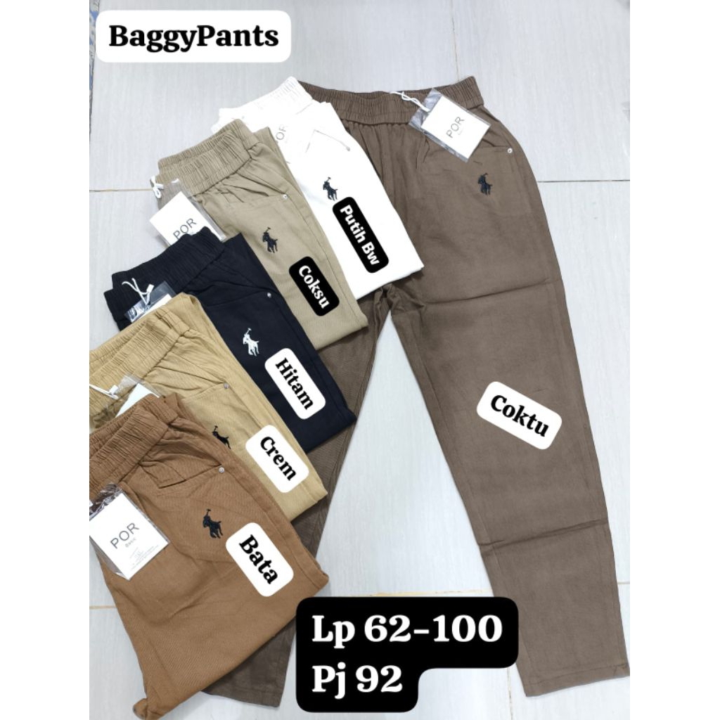 Baggypants Polo/Celana baggy import/baggy polo panjang /celana terbaru