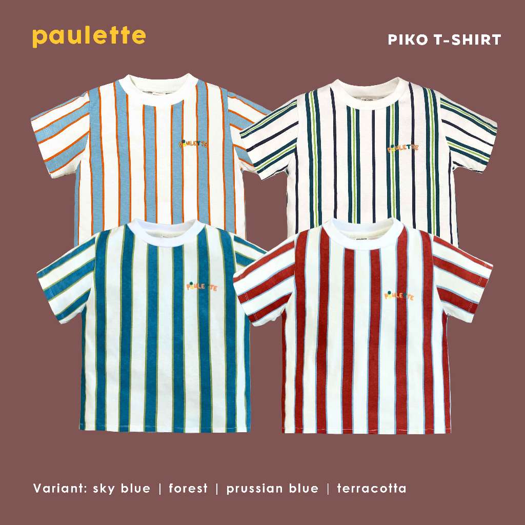 Paulette Kids Piko Kaos Anak Unisex