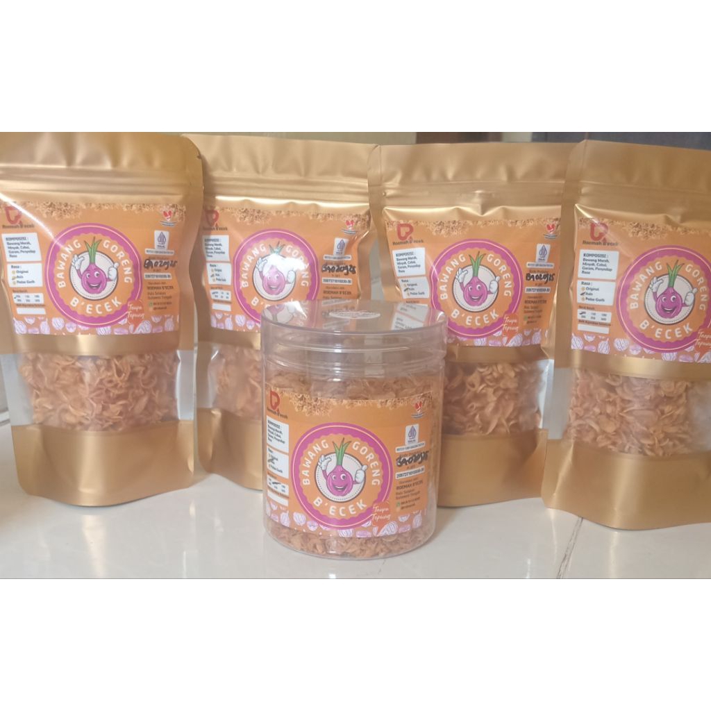 

Bawang Goreng B'ecek (Rasa pedas)