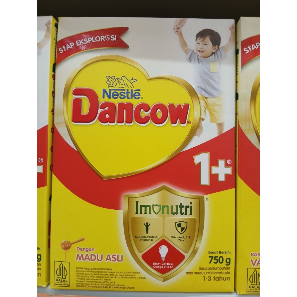 

Dancow 1+ vanila madu untuk usia 1-3 tahun, 750 gram 100% original