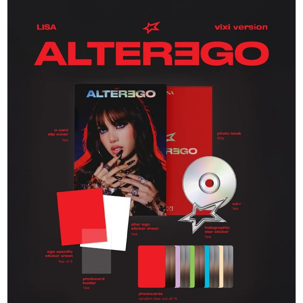 Lisa (Blackpink) Alter Ego (Photobook ver.) Album Vol. 1 Official