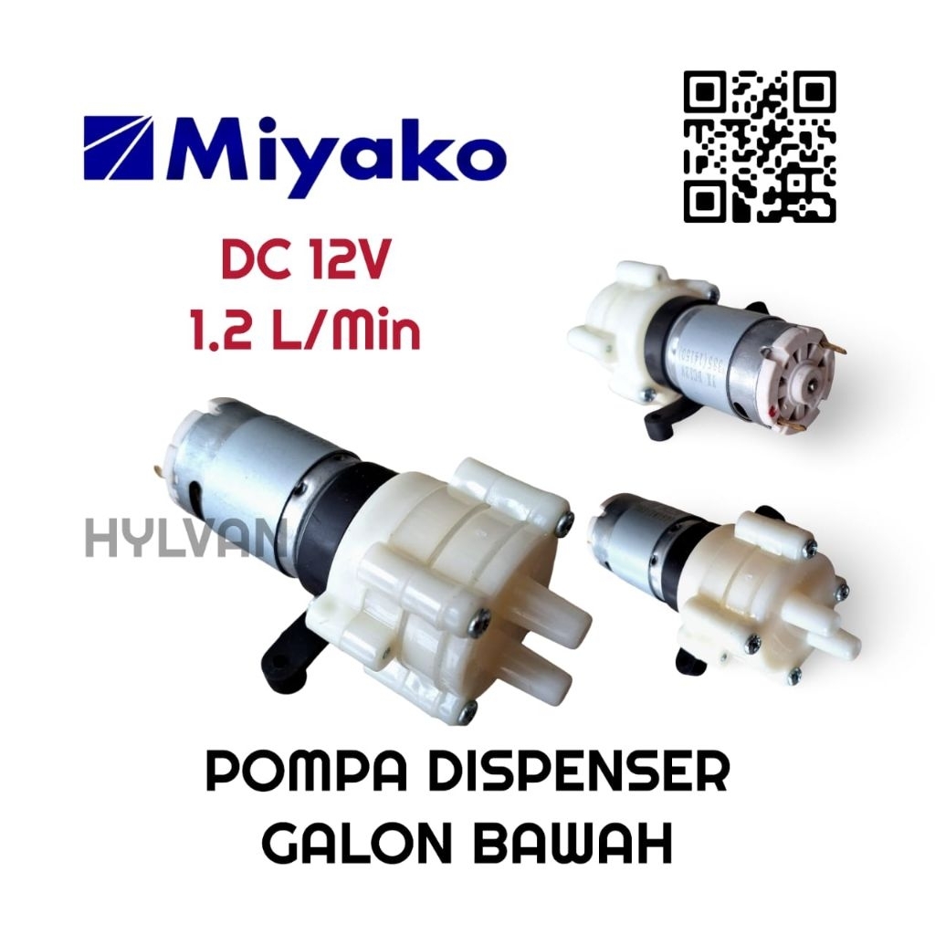 POMPA DISPENSER GALON BAWAH MIYAKO