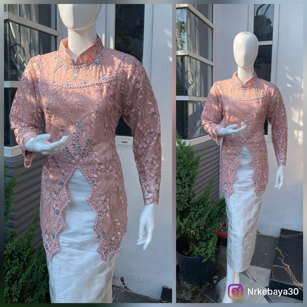 Kebaya silvia/Kebaya wisuda/Kebaya payet/Kebaya tille