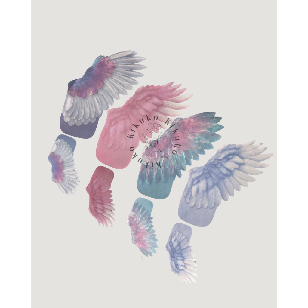 

( LEMBARAN ) Angel Wings Wrapping - Wrapping bouquet bunga