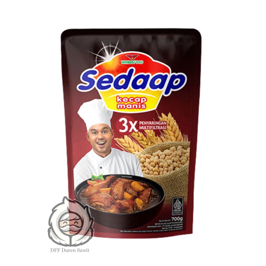 

Kecap Manis Sedaap Pouch Refill 700gr | Kecap Masak Hemat | Isi Ulang Kecap Botol