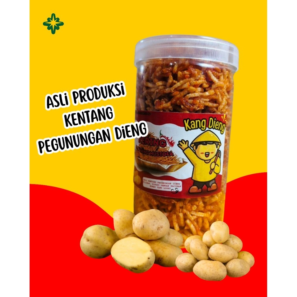 

kering kentang Mustofa 250gr asli pegunungan dieng