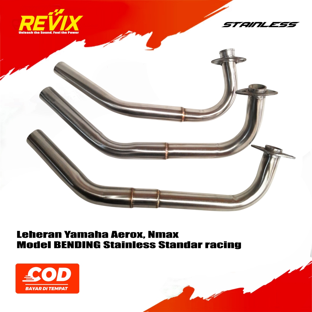 Leheran Aerox Nmax kolong ceklis BENDING Stainless Standar racing