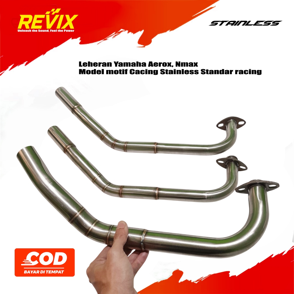 Leheran Aerox Nmax kolong ceklis motif CACING Stainless Standar racing
