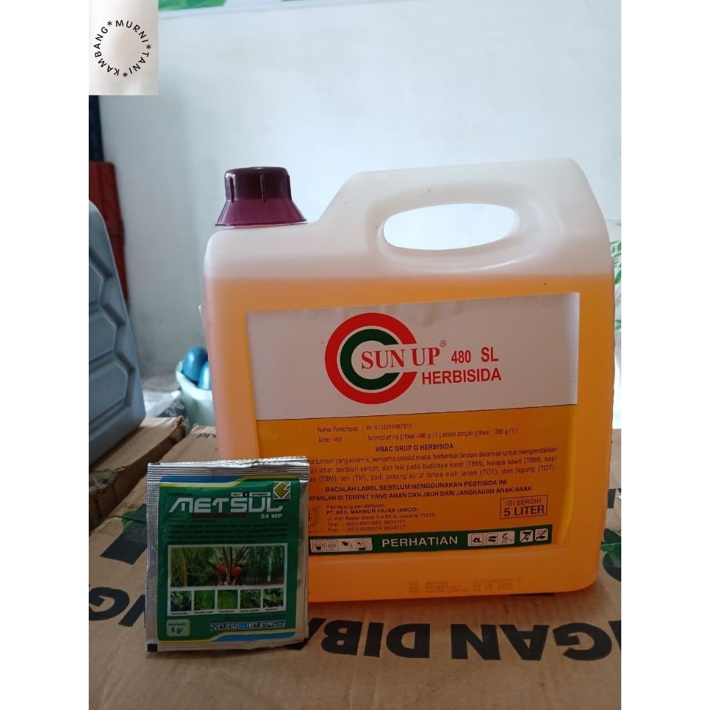 HERBISIDA SISTEMIK SUN UP 480SL 5 LT