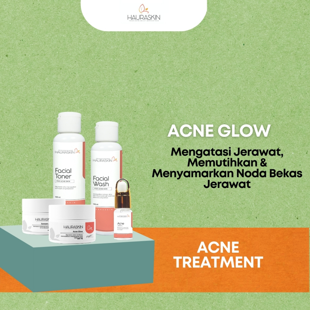 Hauraskin Acne Glow Merawat Jerawat Samarkan Noda Bekas Jerawat