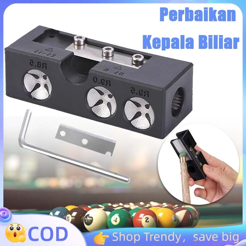 Alat Tip Billiard 10 In 1cue Shaper Cue Tip Repair Cue Tip Shaper Cue Tip Repair Tool